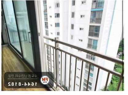 베란다 난간 파손 잘린 기둥 천장 앵커 새로 박아 패스너 비드 용접