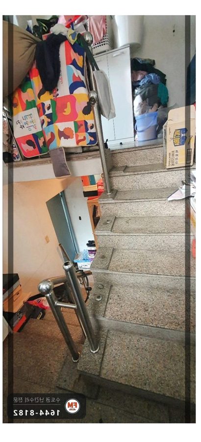 계단 손잡이 수리 보관 난간대 재사용 실리콘 제거 과열 방지 용접