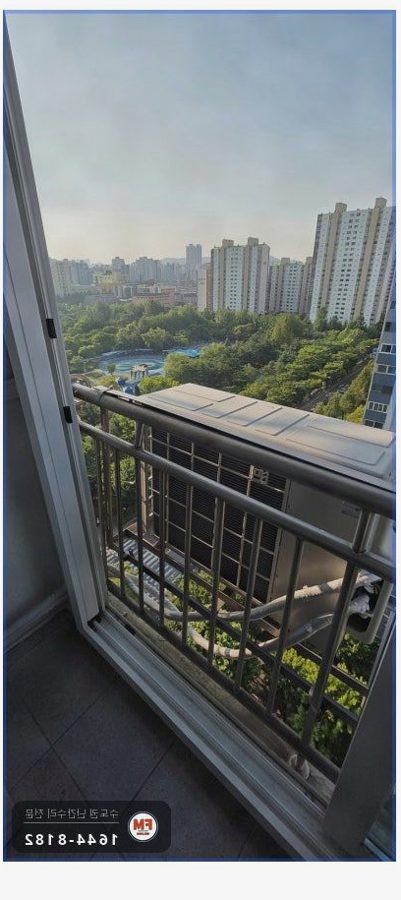 아파트 스텐 난간 수리 고정 구멍 녹 제거 308L 용접봉 보강 용접