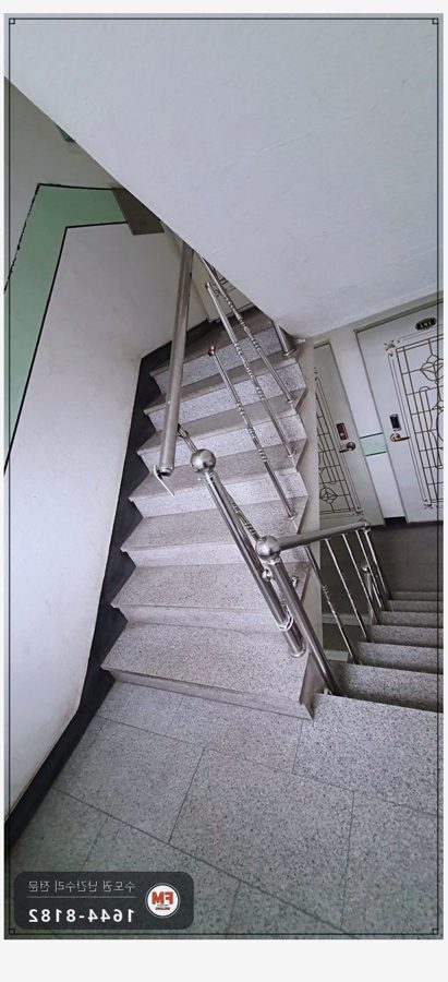 스텐난간보수 줄 제거 가접 수평 본접 스텐 코팅제 수리 용접